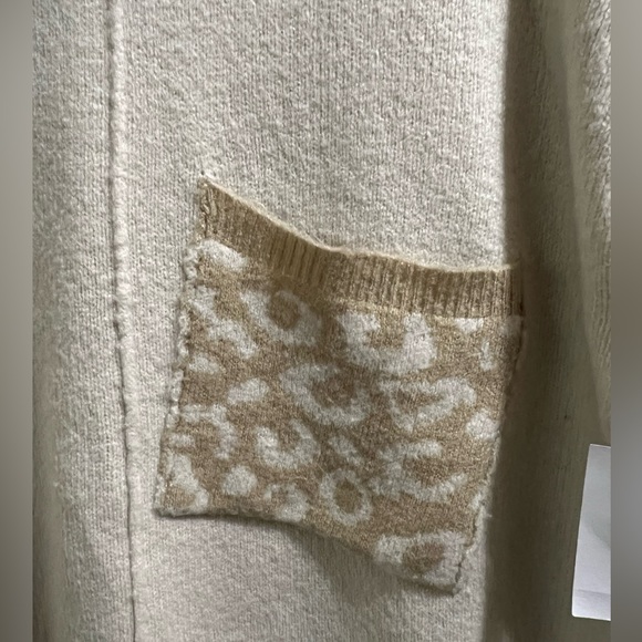 NWT Design Lab Ladies XL Beige Turtleneck Sweater Dress - Picture 6 of 16